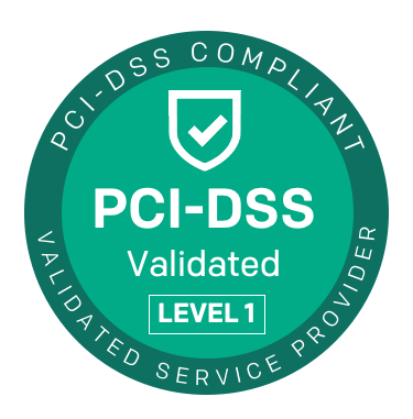 PCI DSS Validated Level 1 Service Provider